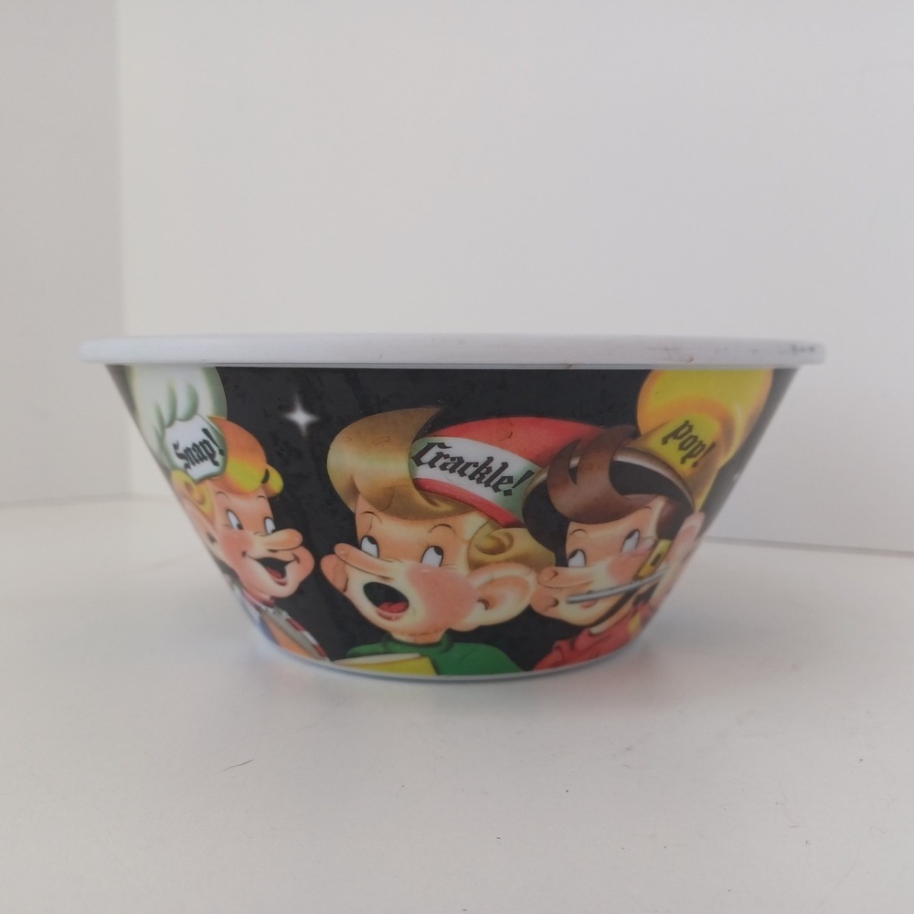 Vintage Kellogg's Rice Krispies Cereal Bowl Snap Crackle Pop 2005 Advertising